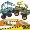 Hot Wheels Mega Hot Wheels: Monster Trucks Smash Crash Αυτοκινητάκι Mega-Wrex Boneyard Stunt Course για 5+ Ετών