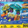 Hot Wheels Mega Hot Wheels: Monster Trucks Smash Crash Αυτοκινητάκι Mega-Wrex Boneyard Stunt Course για 5+ Ετών
