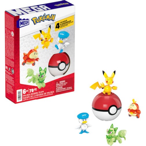 Mega Bloks Τουβλάκια Pokemon για 6+ Ετών 79τμχ