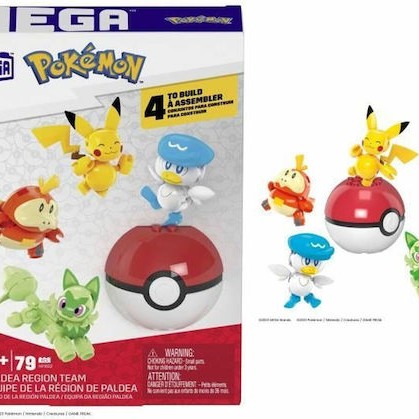 Mega Bloks Τουβλάκια Pokemon για 6+ Ετών 79τμχ