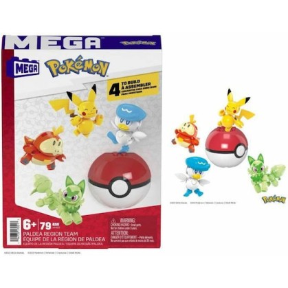 Mega Bloks Τουβλάκια Pokemon για 6+ Ετών 79τμχ
