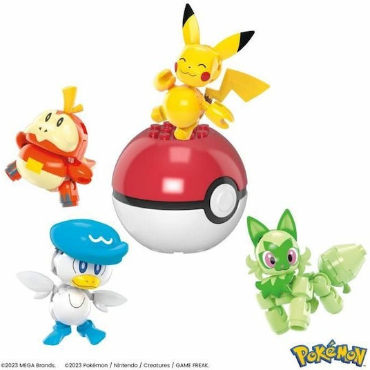 Mega Bloks Τουβλάκια Pokemon για 6+ Ετών 79τμχ