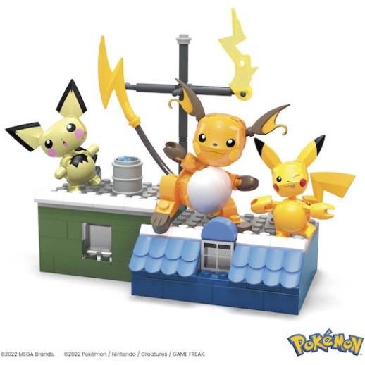 Mega Bloks Τουβλάκια Pikachu Evolution για 7 - 12 Ετών 159τμχ