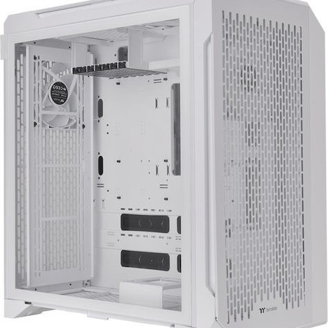 Thermaltake CTE C700 Air Snow Gaming Midi Tower Κουτί Υπολογιστή με Πλαϊνό Παράθυρο και RGB Φωτισμό Λευκό