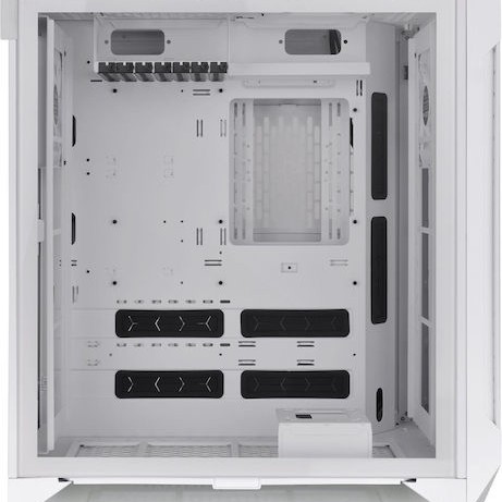 Thermaltake CTE C700 Air Snow Gaming Midi Tower Κουτί Υπολογιστή με Πλαϊνό Παράθυρο και RGB Φωτισμό Λευκό