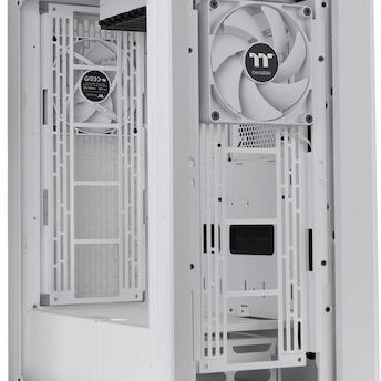 Thermaltake CTE T500 Air Snow Gaming Full Tower Κουτί Υπολογιστή με Πλαϊνό Παράθυρο Λευκό