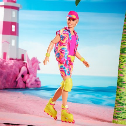 Barbie Κούκλα Ken The Movie Ken Skating Outfit για 3+ Ετών 30εκ.