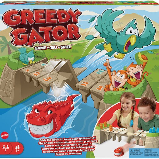 Επιτραπέζιο Παιχνίδι Greedy Gator για 2 Παίκτες 5+ Ετών Mattel