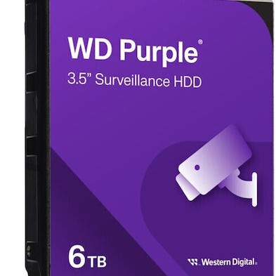 Western Digital Purple 6TB HDD Σκληρός Δίσκος 3.5