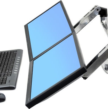 Ergotron LX Βάση Γραφείου για 2 Οθόνες έως 27