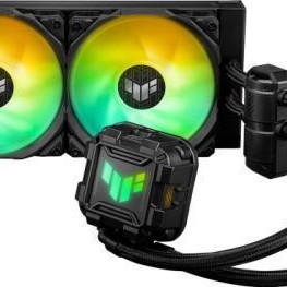 Asus TUF Gaming LC 240 II Υδρόψυξη Επεξεργαστή Διπλού Ανεμιστήρα 120mm για Socket AM4/AM5/1200/115x με ARGB Φωτισμό