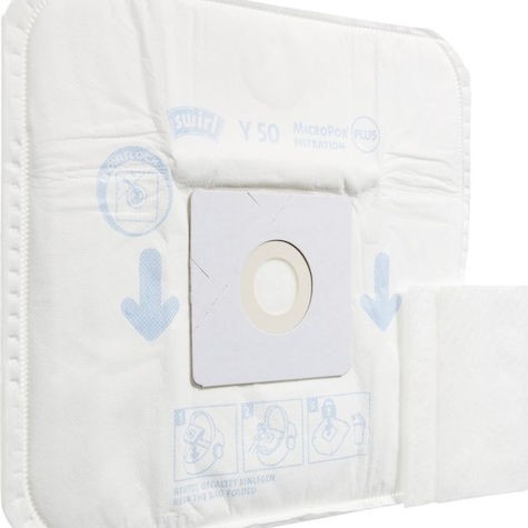 Swirl Y50 Σακούλες Σκούπας 4τμχ Συμβατή με Σκούπα Samsung / Dirt Devil