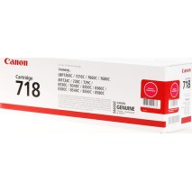 Canon 718 Γνήσιο Toner Laser Εκτυπωτή Ματζέντα 2900 Σελίδων (2660B002)