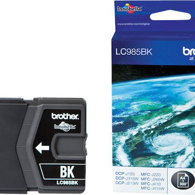 Brother LC985 Γνήσιο Μελάνι Εκτυπωτή InkJet Μαύρο (LC-985BK)