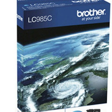 Brother LC985 Γνήσιο Μελάνι Εκτυπωτή InkJet Κυανό (LC-985C)