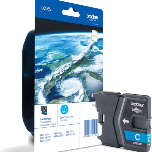 Brother LC985 Γνήσιο Μελάνι Εκτυπωτή InkJet Κυανό (LC-985C)