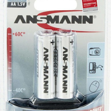 Ansmann Extreme Μπαταρίες Λιθίου AA 1.5V 2τμχ