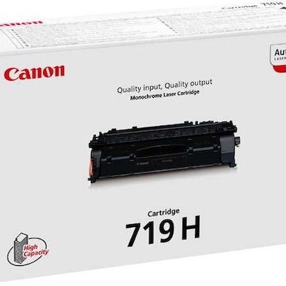 Canon 719 H Γνήσιο Toner Laser Εκτυπωτή Μαύρο High Capacity 22000 Σελίδων 3480B002