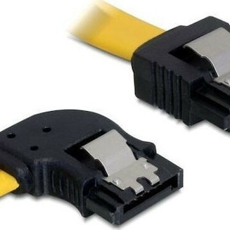 DeLock 7-Pin SATA III - 7-Pin SATA III Cable 30cm Κίτρινο (82492)