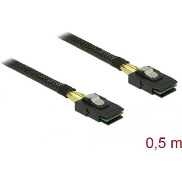 DeLock Mini SAS - Mini SAS Cable 50cm Πολύχρωμο (83055)