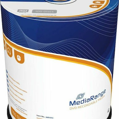 MediaRange Εγγράψιμα DVD+R 16x 4.7GB Cake Box 100τμχ