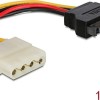 DeLock 15-Pin Sata - 4-Pin Molex Cable 0.12m Πολύχρωμο 60115