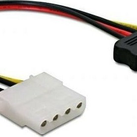 DeLock 15-Pin Sata - 4-Pin Molex Cable 0.12m Πολύχρωμο 60115