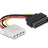 DeLock 15-Pin Sata - 4-Pin Molex Cable 0.12m Πολύχρωμο 60115