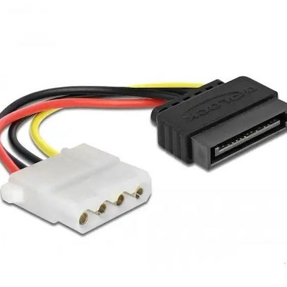 DeLock 15-Pin Sata - 4-Pin Molex Cable 0.12m Πολύχρωμο 60115
