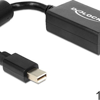 DeLock Μετατροπέας mini DisplayPort male σε HDMI female (65099)