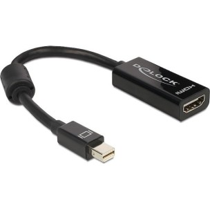 DeLock Μετατροπέας mini DisplayPort male σε HDMI female (65099)