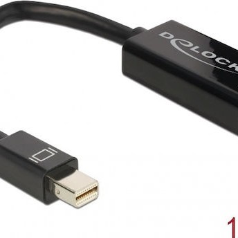 DeLock Μετατροπέας mini DisplayPort male σε HDMI female (65099)