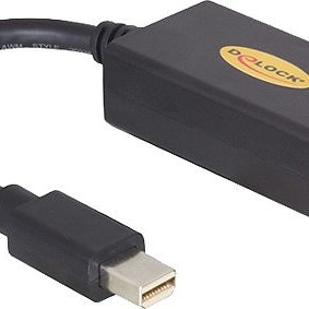 DeLock Μετατροπέας mini DisplayPort male σε HDMI female (65099)