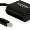 DeLock Μετατροπέας mini DisplayPort male σε HDMI female (65099)