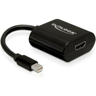 DeLock Μετατροπέας mini DisplayPort male σε HDMI female (65099)