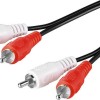 Goobay Cable 2x RCA male - 2x RCA male 5m (50030)