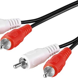 Goobay Cable 2x RCA male - 2x RCA male 5m (50030)