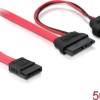 DeLock 13-Pin SATA III - 7-Pin SATA III Cable 50cm Κόκκινο (84418)