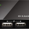 D-Link DUB-H4 USB 2.0 Hub 4 Θυρών με σύνδεση USB-A και Εξωτερική Παροχή Ρεύματος