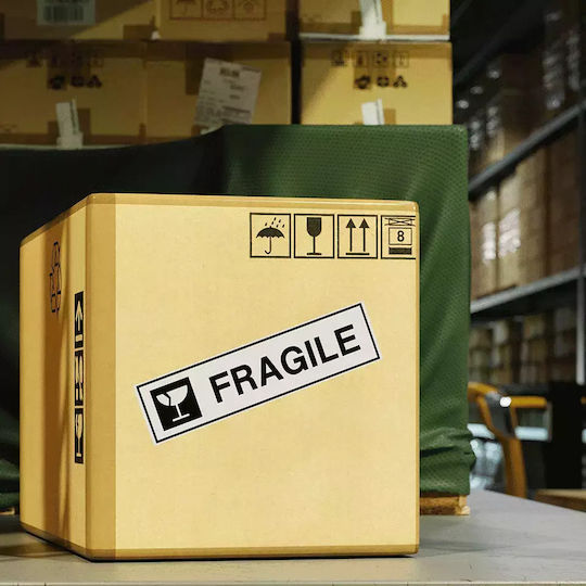 Brother DK22223 Ταινία Ετικετογράφου 30.5m x 50mm σε Λευκό Χρώμα