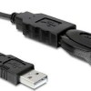 DeLock Μετατροπέας USB-A male σε Serial male (61460)