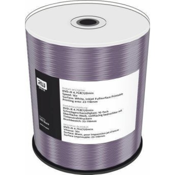 MediaRange Εγγράψιμα DVD+R 16x Printable 4.7GB Cake Box 100τμχ