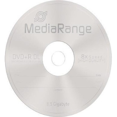 MediaRange Εγγράψιμα DVD+R 8x Dual Layer 8.5GB 5τμχ