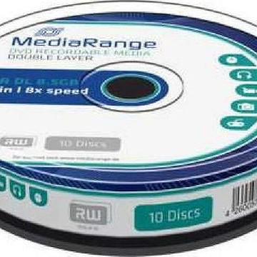 MediaRange Εγγράψιμα DVD+R 8x Dual Layer 8.5GB Cake Box 10τμχ