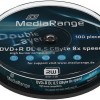 MediaRange Εγγράψιμα DVD+R 8x Dual Layer 8.5GB Cake Box 10τμχ