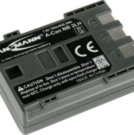 Ansmann Μπαταρία Φωτογραφικής Μηχανής A-Can NB 2 LH Ιόντων-Λιθίου (Li-ion) 720mAh Συμβατή με Canon