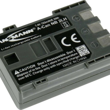 Ansmann Μπαταρία Φωτογραφικής Μηχανής A-Can NB 2 LH Ιόντων-Λιθίου (Li-ion) 720mAh Συμβατή με Canon