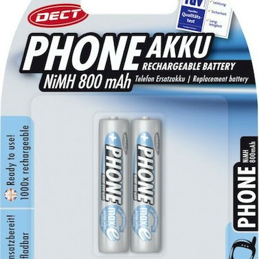 Ansmann Επαναφορτιζόμενες Μπαταρίες AAA Ni-MH 800mAh 1.2V 2τμχ