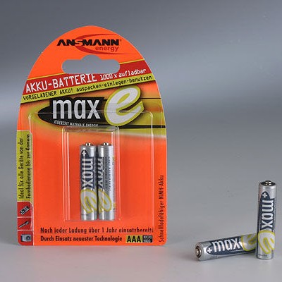 Ansmann Επαναφορτιζόμενες Μπαταρίες AAA Ni-MH 800mAh 1.2V 2τμχ