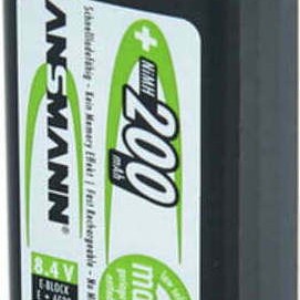 Ansmann Επαναφορτιζόμενη Μπαταρία 9V Ni-MH 200mAh 1τμχ